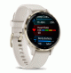 Venu 3S - GPS Soft Gold Stainless Steel Bezel with Ivory Case and Silicone Band - 010-02785-04- Garmin